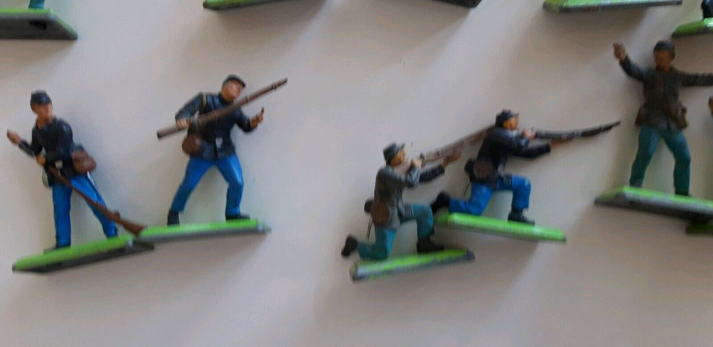 Britains deetail acw union infantry 1970s 1:32  b1