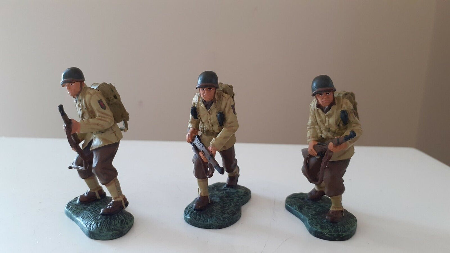 Britains 17494 ww2 d-day us infantry big red one boxed 1:32 Bb