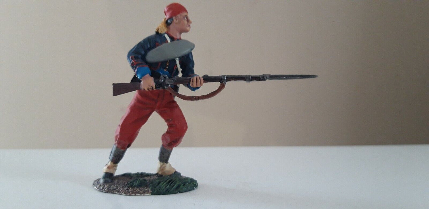 Britains metal ww1 acw union infantry zouaves Pennsylvania 1:32  31113 boxed b5