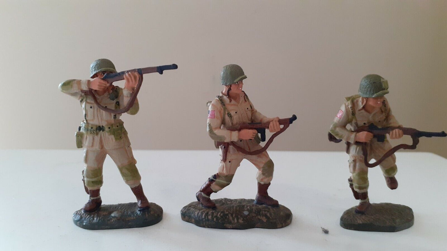 Britains 17420 ww2 101st airborne paratrooper paras metal boxed 1:32