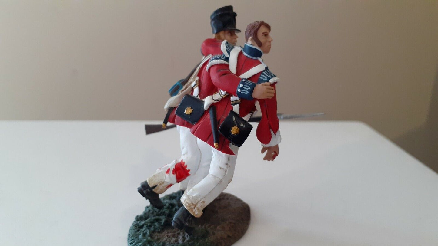 britains 17988 napoleonic hougoumont Waterloo coldstream guards wounded boxed