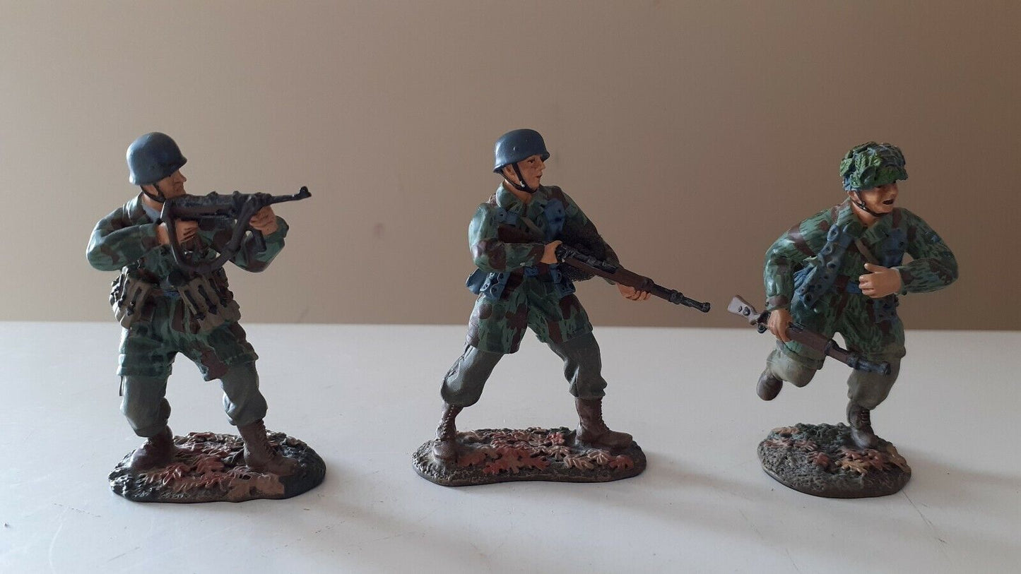 Britains 17637 ww2 d-day german fallschirmjaeger paratroopers boxed