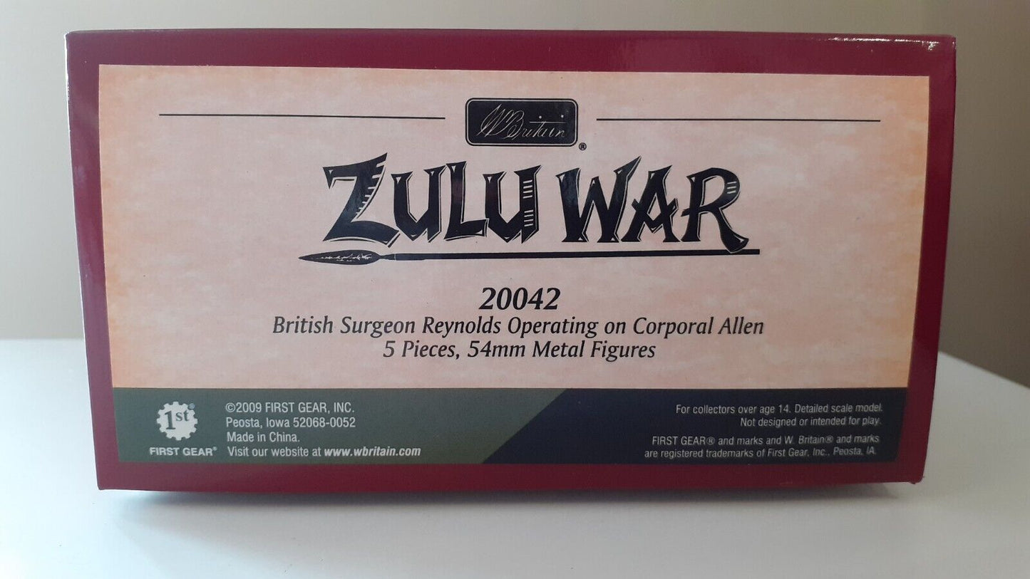 Britains 20042 Zulu wars 24th foot 1:32 metal surgeon reynolds limited boxed wdb