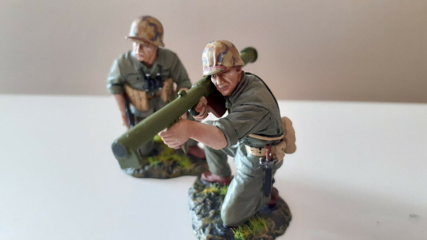 thomas gunn ww2 usmc marines us army bazooka metal 1:30 usa020