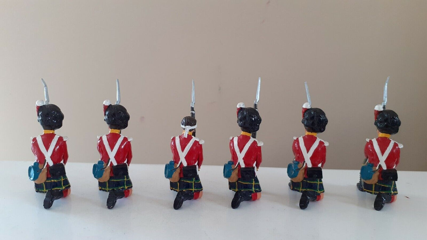 early trophy miniatures 1991 Napoleonic Waterloo Highlanders wa27 1:32 metal