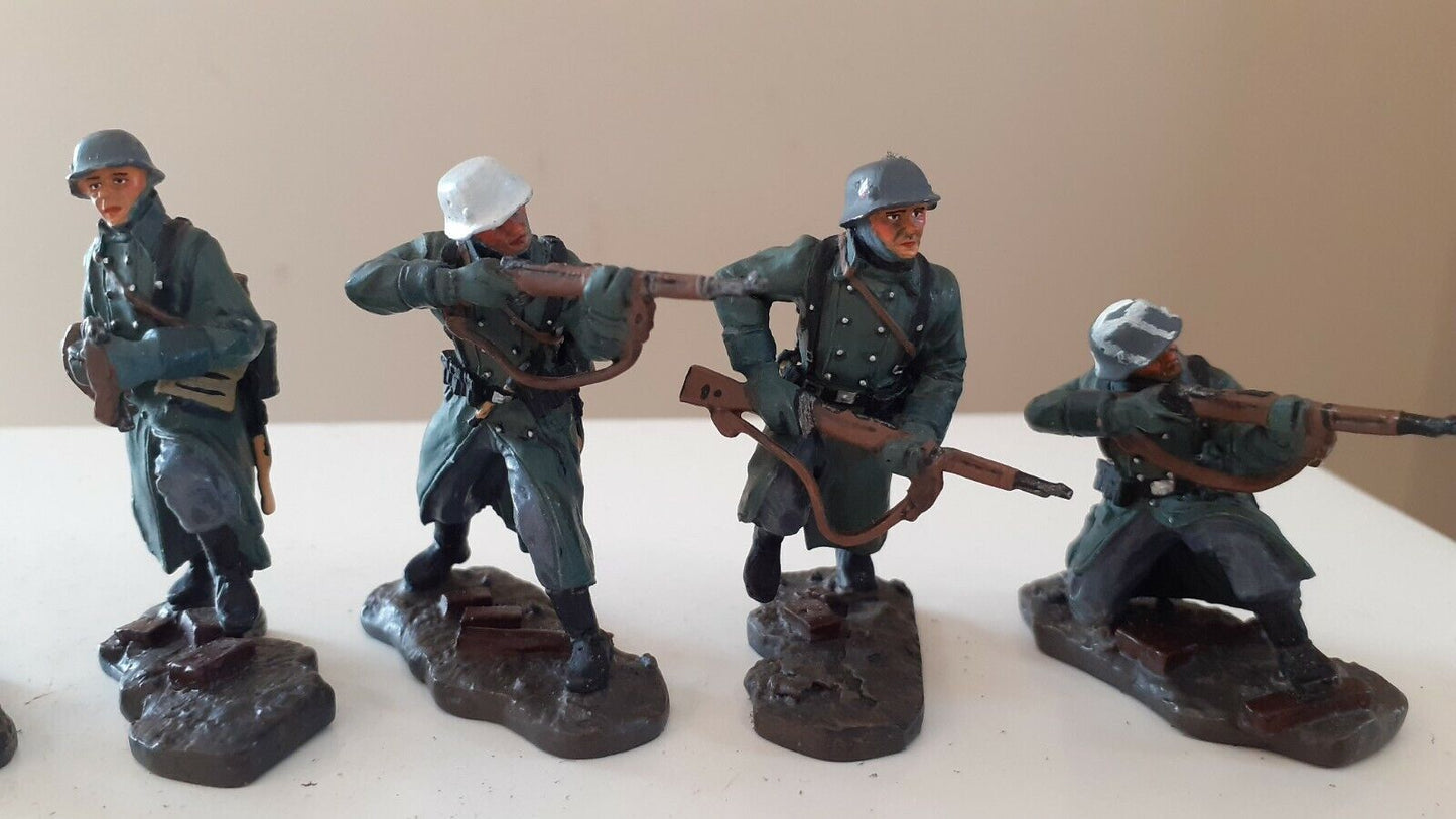 Britains 17601 large german infantry squad ww2 stalingrad 1:32 metal boxed 2005