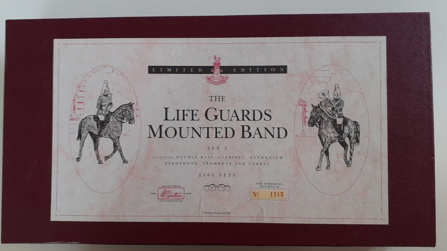 Britains limited edition life guards mounted band 1995  5295