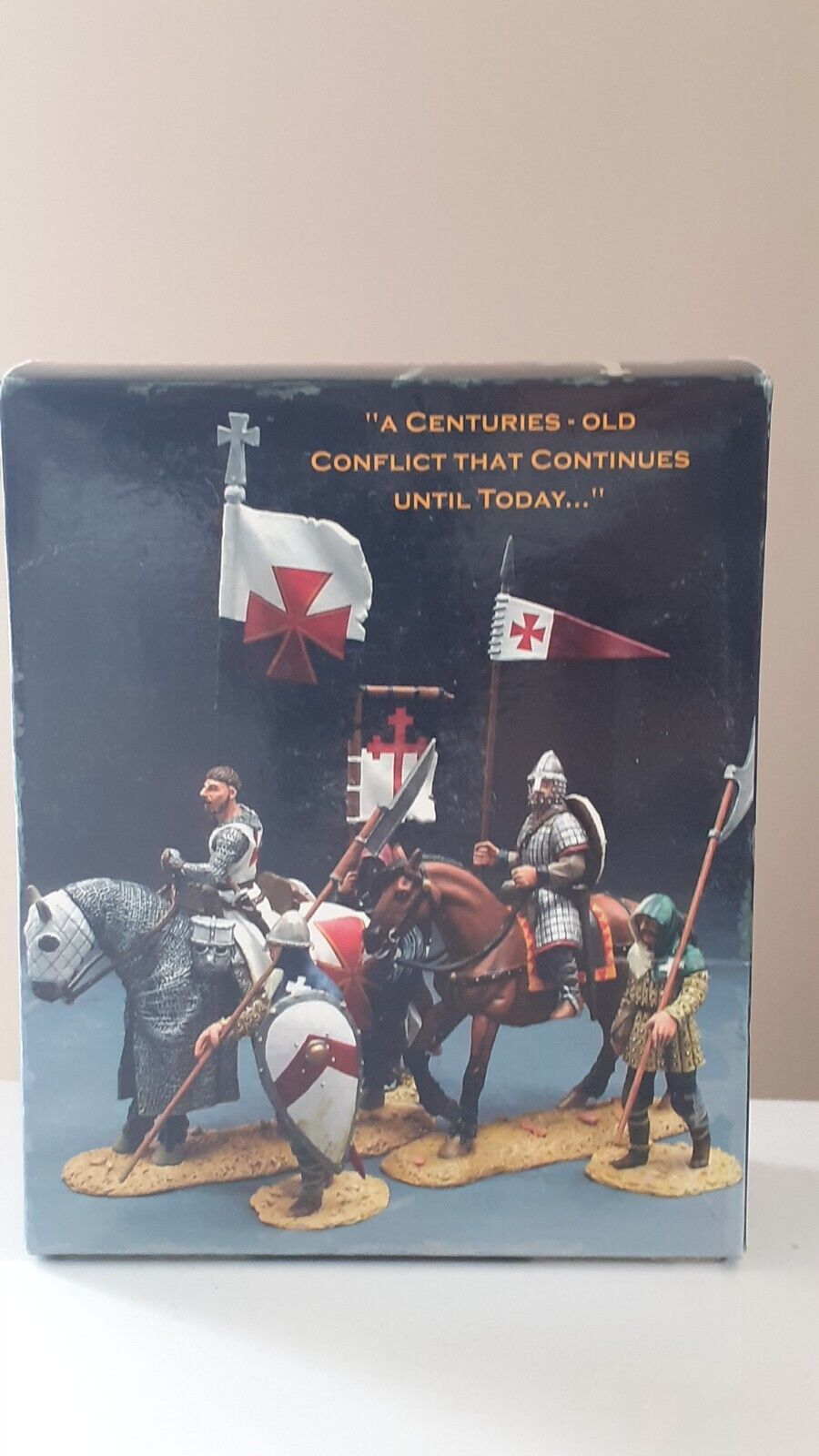 king and country mk043 mk43  crusader mounted saracen knight 1:30 2007  boxed