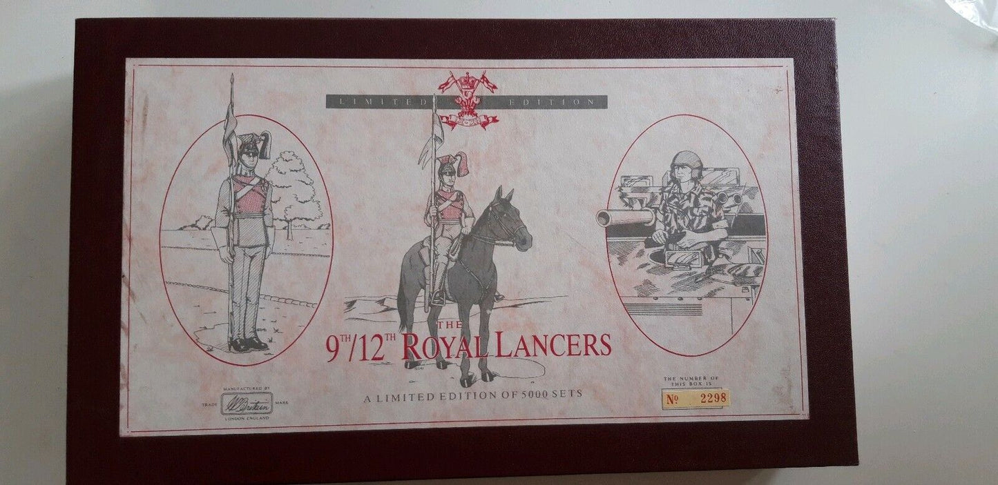 Britains limited edition 9th 12th royal lancers zulus 1992 5392 light brigade