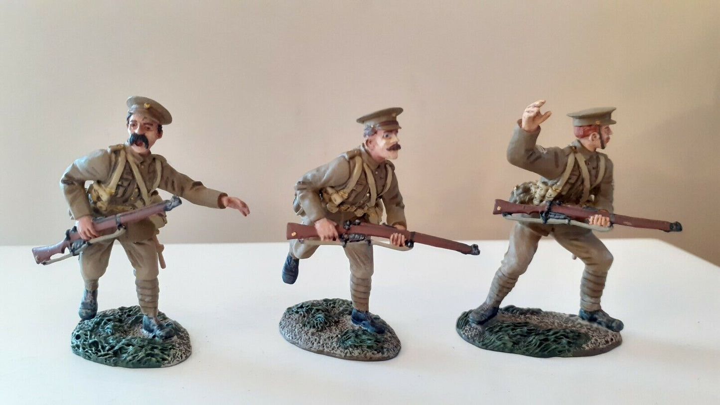 Britains ww1 17807 British infantry mons fusiliers metal boxed