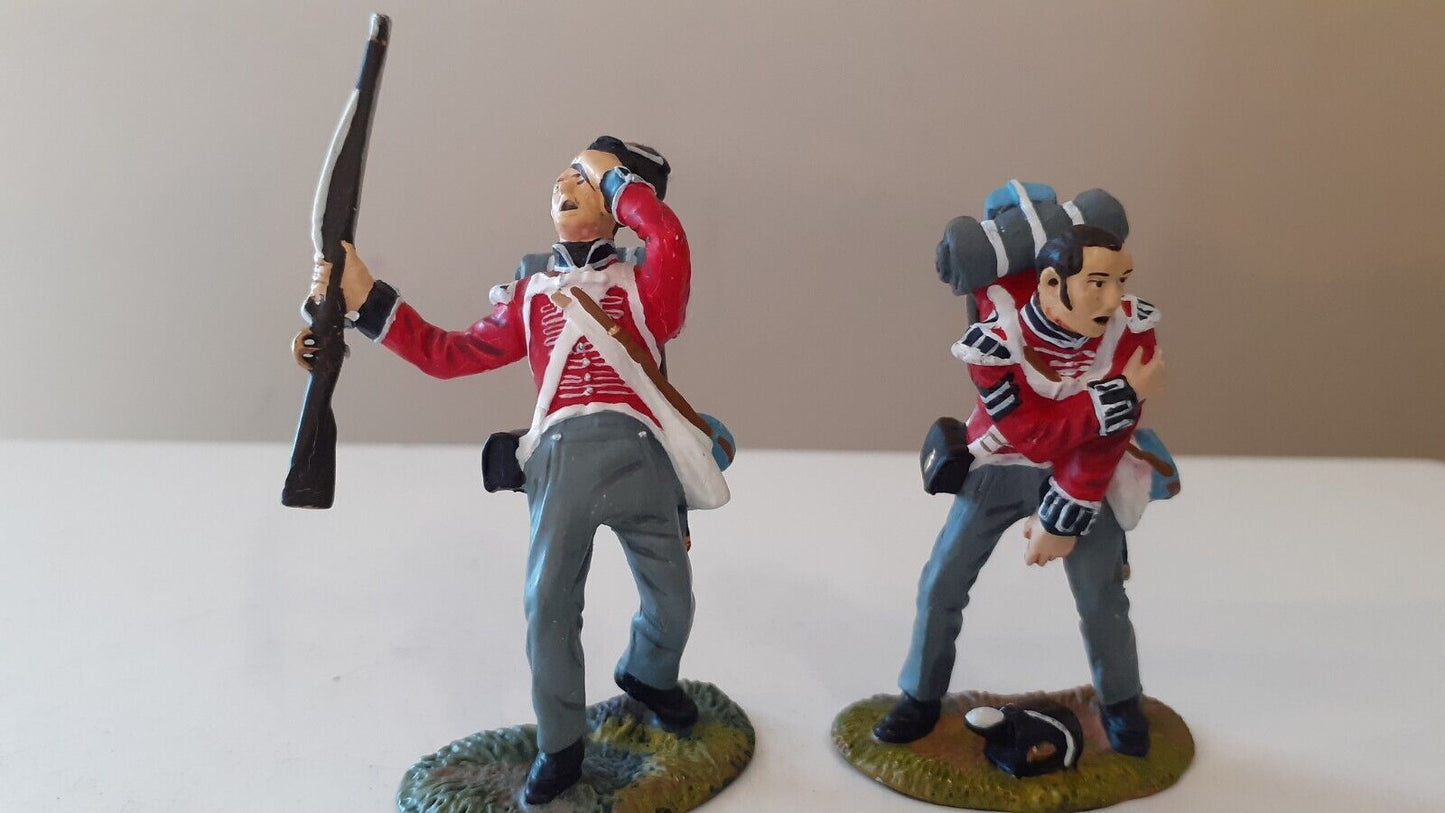 Britains 41159 coldstream guards wounded Napoleonic 1:32 metal  boxed  2005