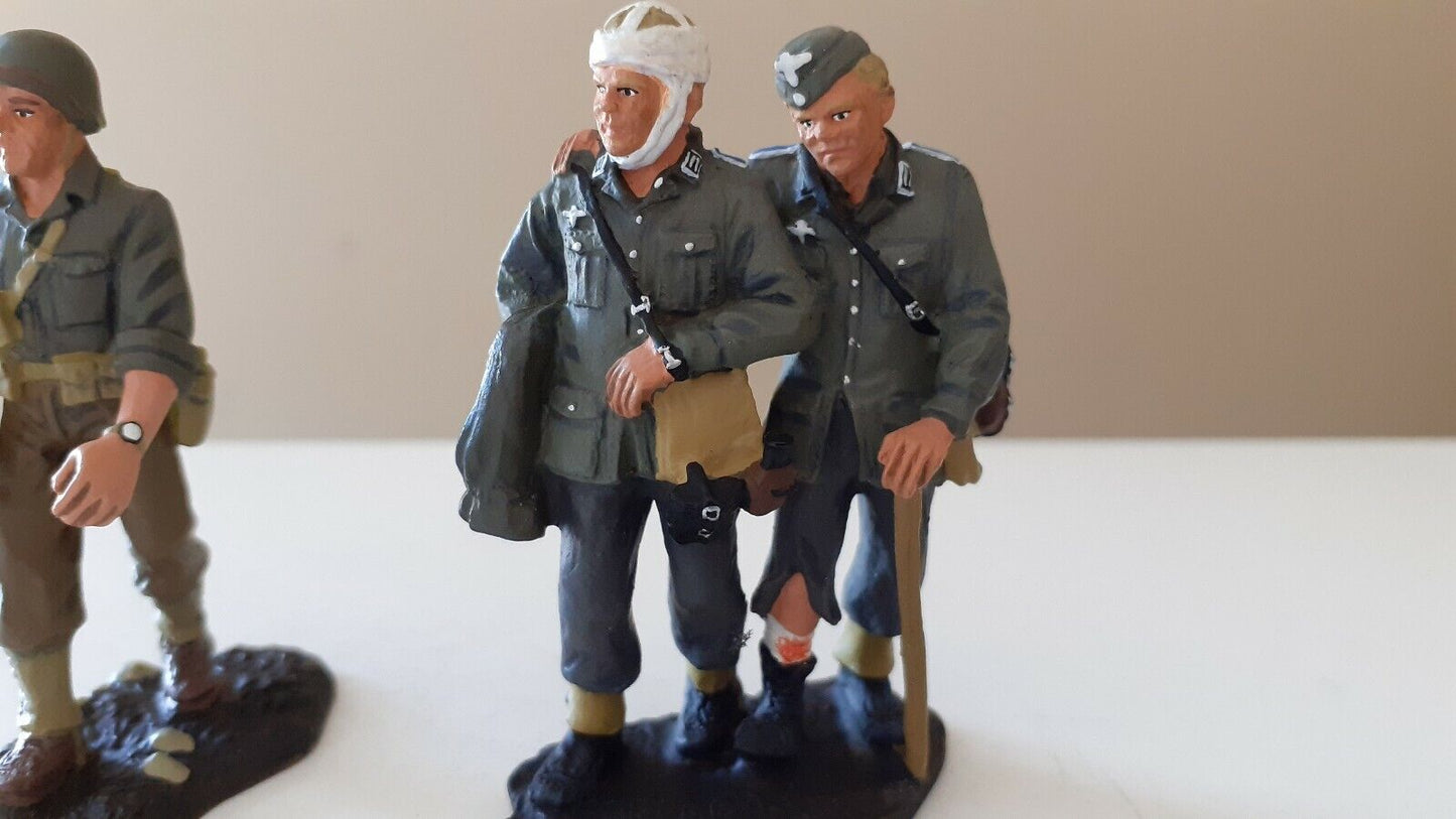 Britains ww2 17387 german POWs casualties metal boxed 2001 1:32