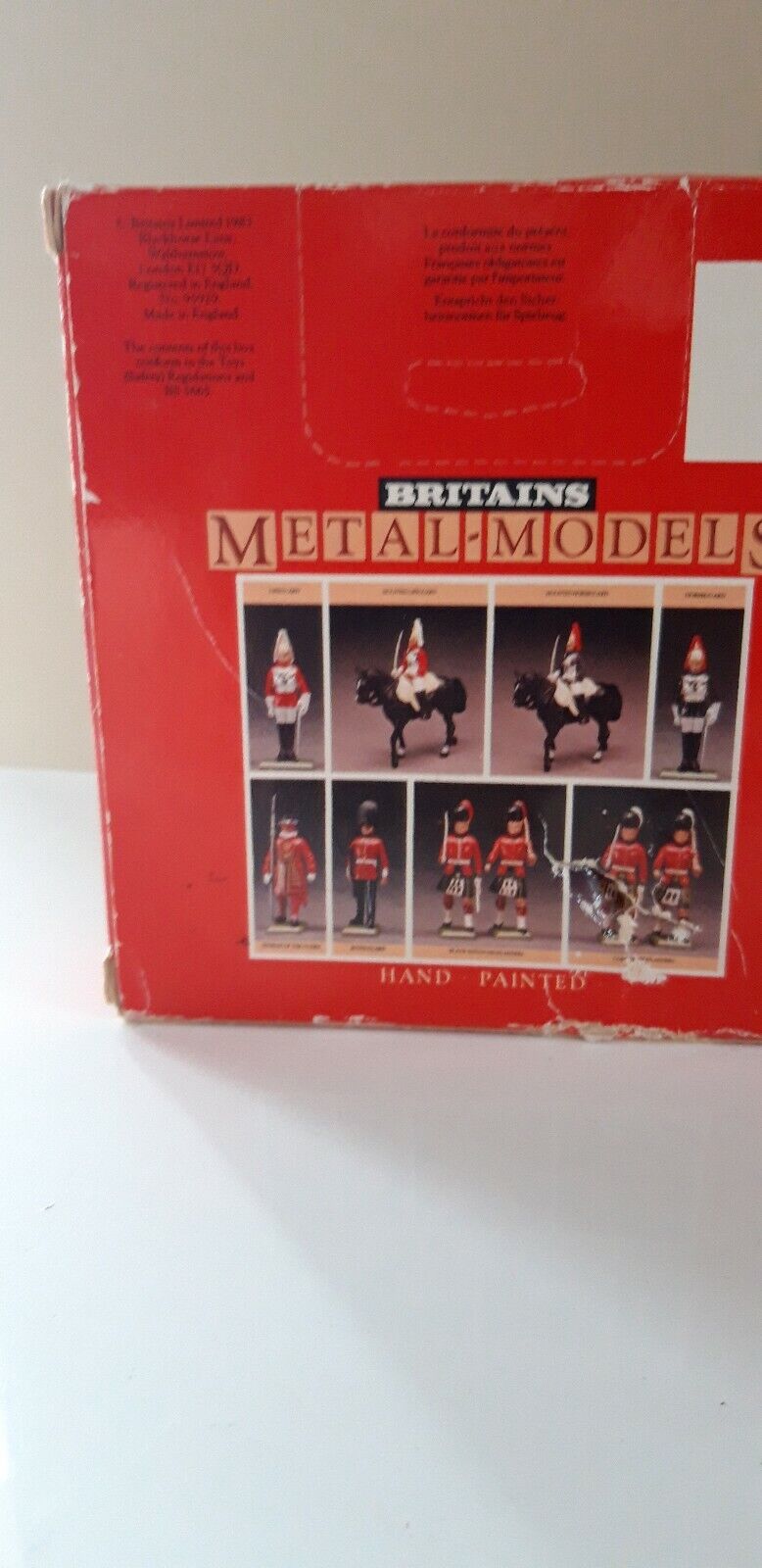 Britains 7246 ceremonial life guards band Buckingham palace 1:32 metal 1980s