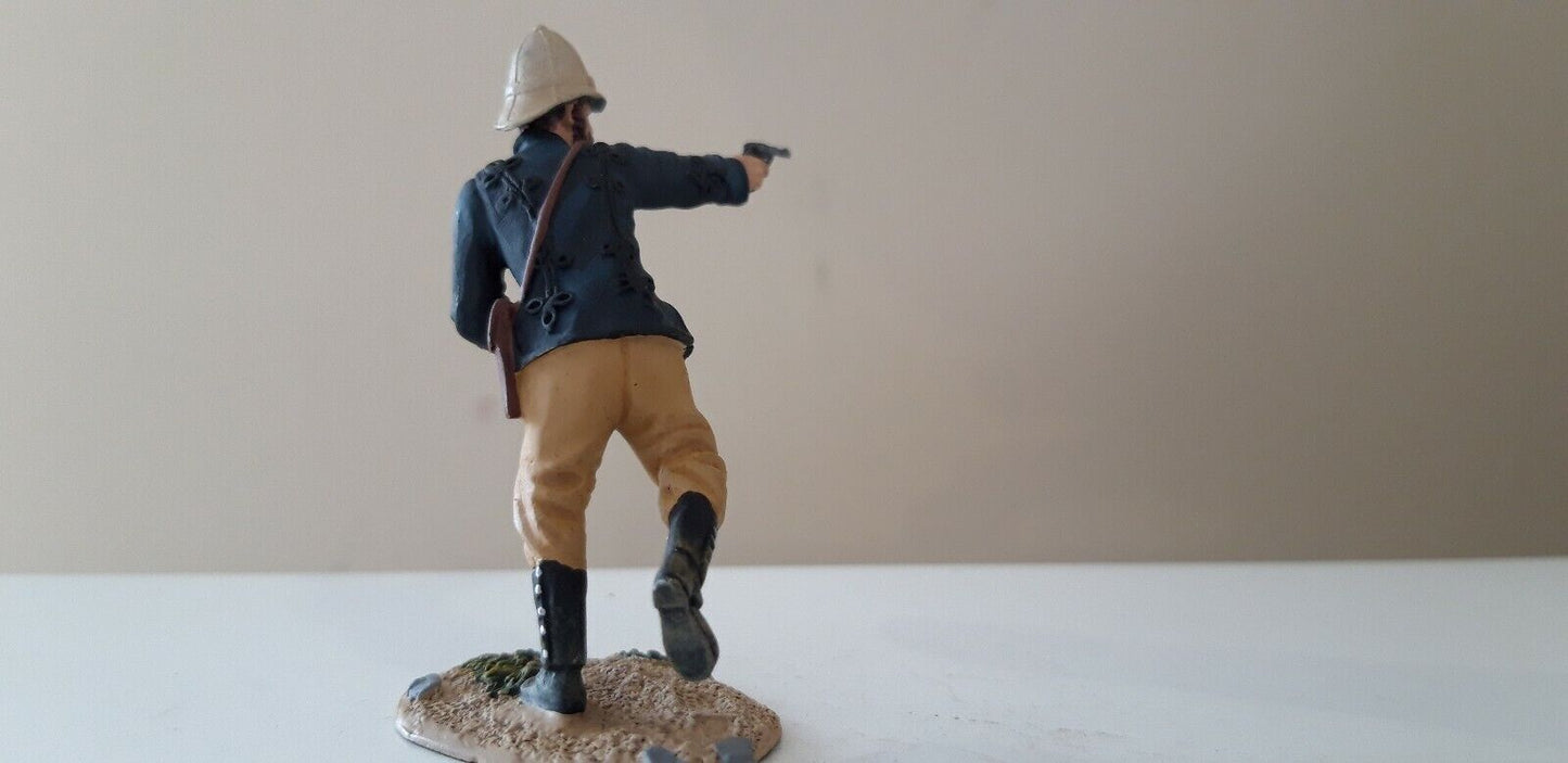 Britains 20072 zulus 24th foot British infantry officer boxed b3