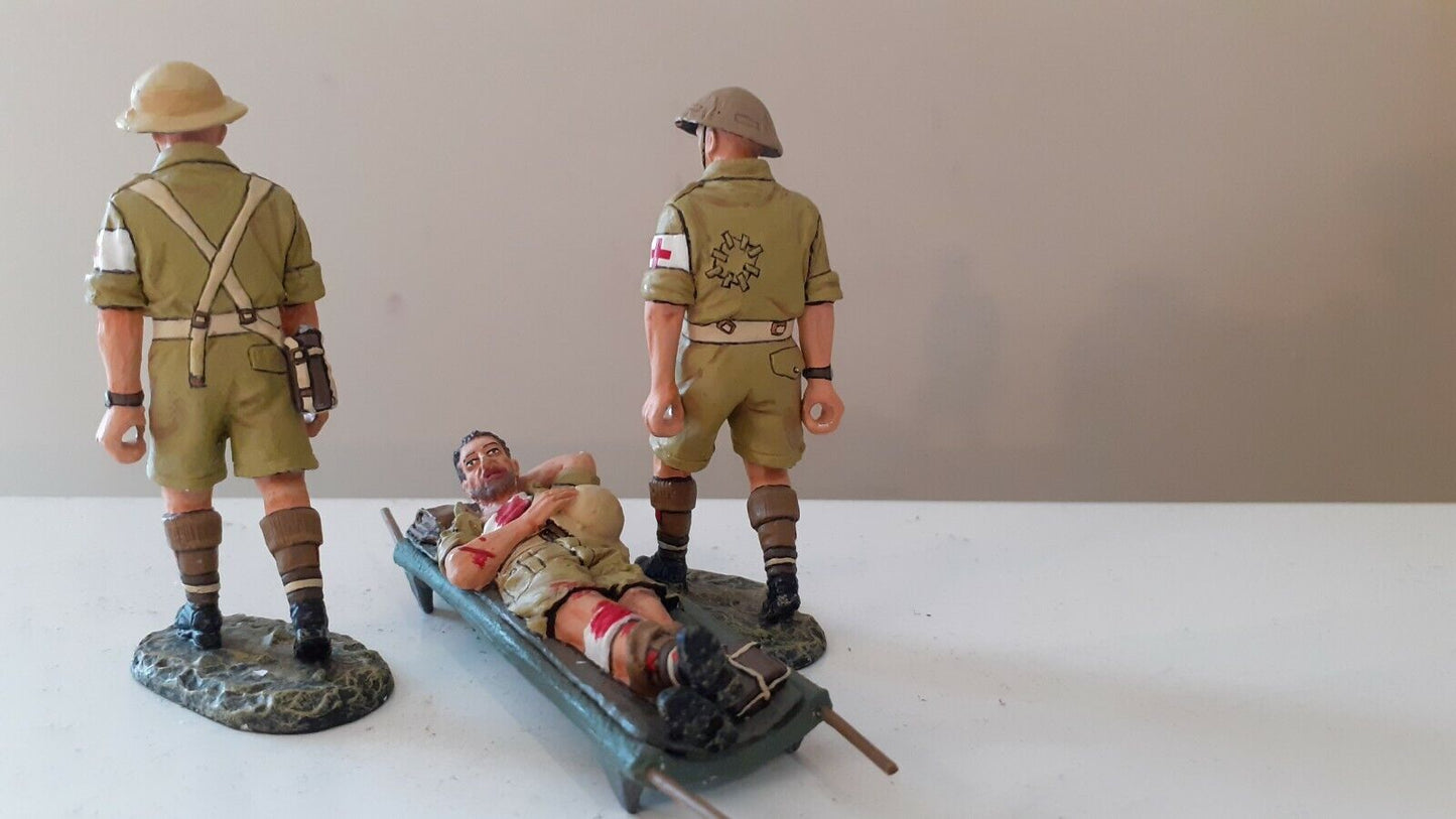 King and country ww2  ea28 8th army stretcher party  boxed