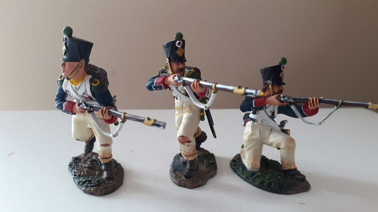 britains 17671 napoleonic hougoumont Waterloo French line chasseurs boxed