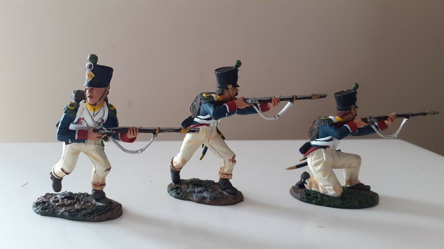 britains 17671 napoleonic hougoumont Waterloo French line chasseurs boxed