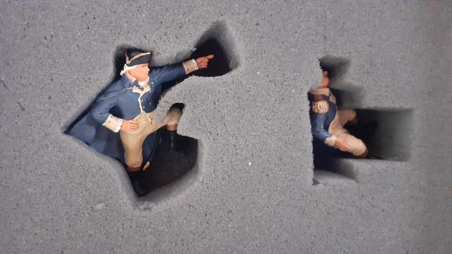 Britains add on to 17229 boat 17282 Washington crossing Delaware 2 figures awi