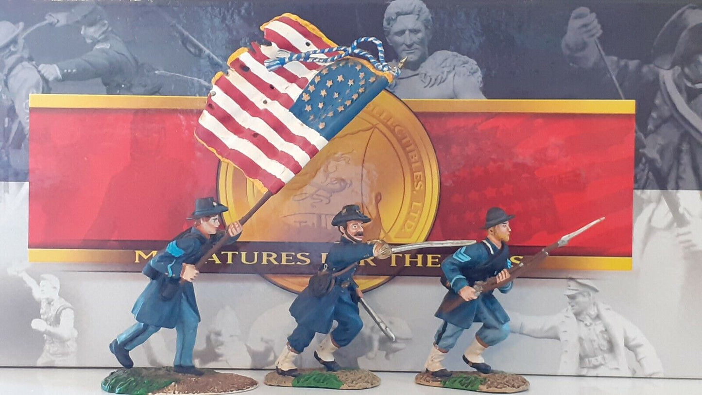 conte 57118 union iron brigade acw metal boxed infantry 1:32