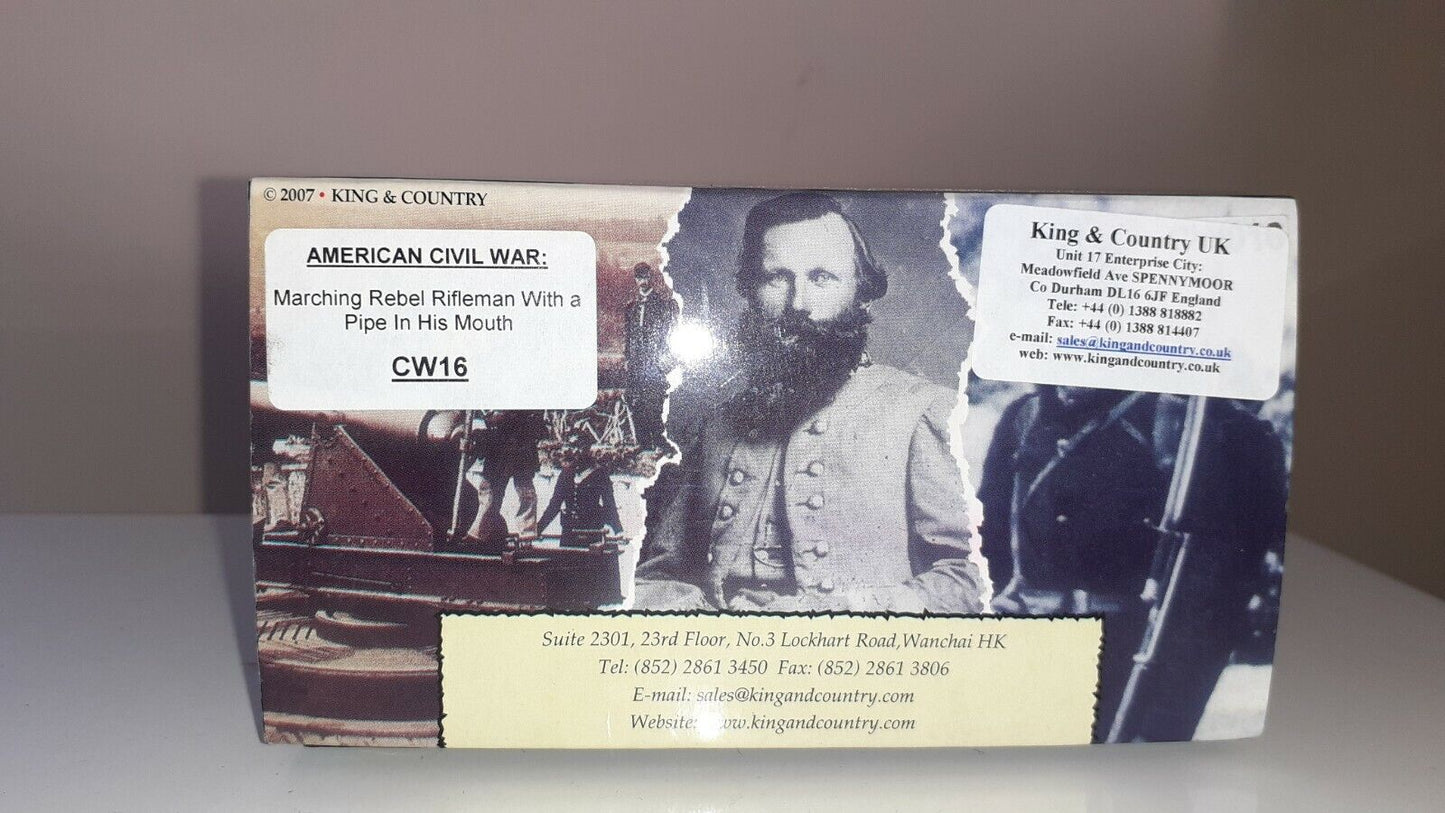 King and country acw confederate pipe American civil war boxed 1:30  cw16 wb