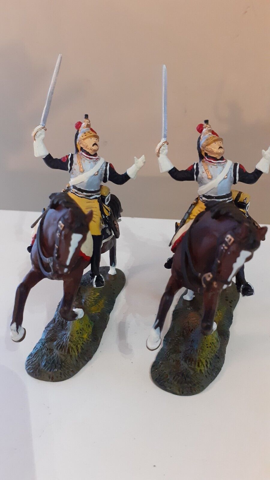 Britains 41162 French cavalry cuirassiers wound Napoleonic waterloo boxed 1:32