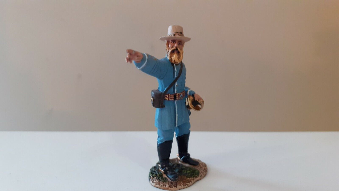 Britains acw  Confederate general john bell hood 31022 1:32 metal no box w4