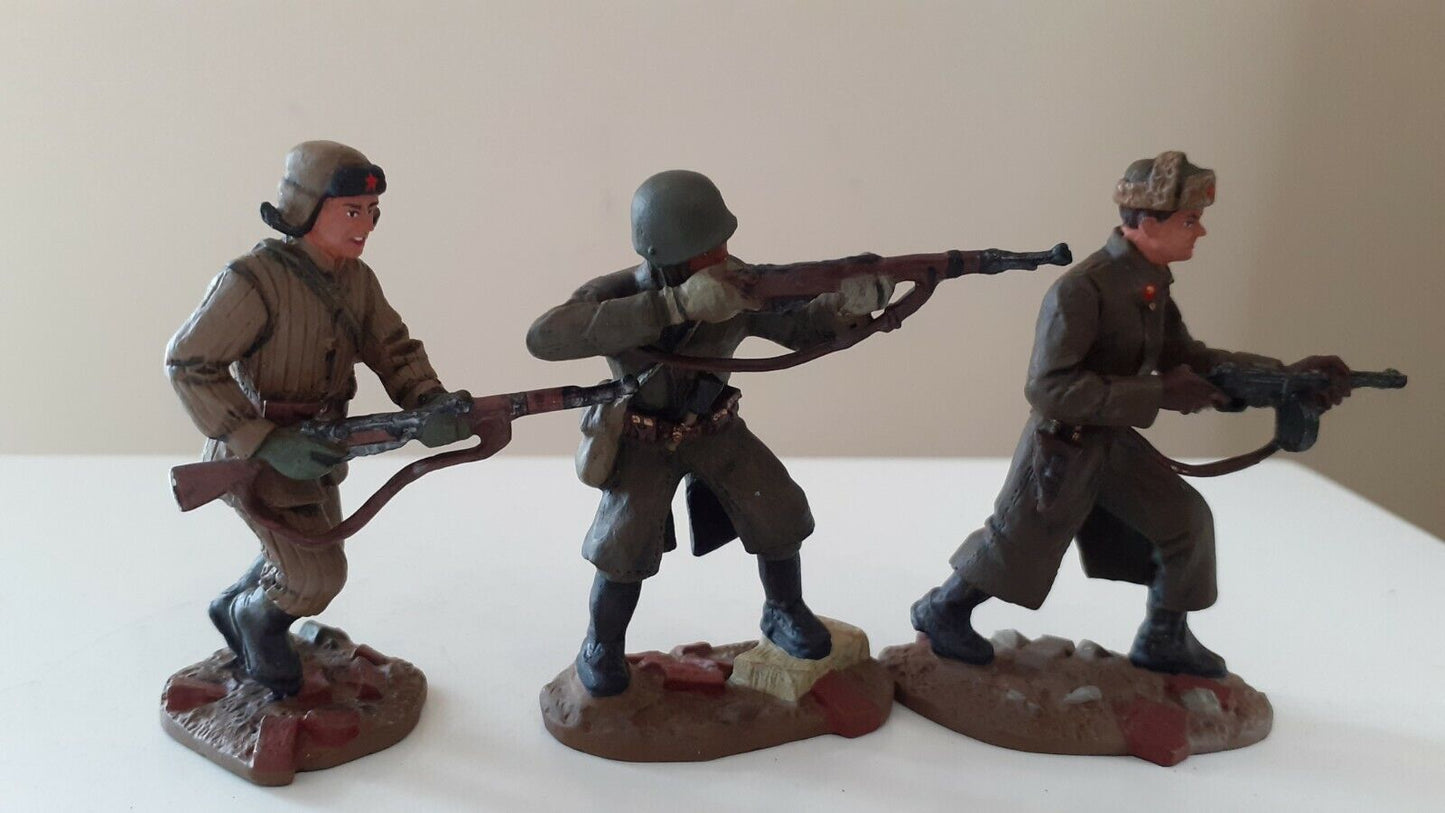 Britains 17389 ww2 d-day russian infantry stalingrad bulge winter boxed