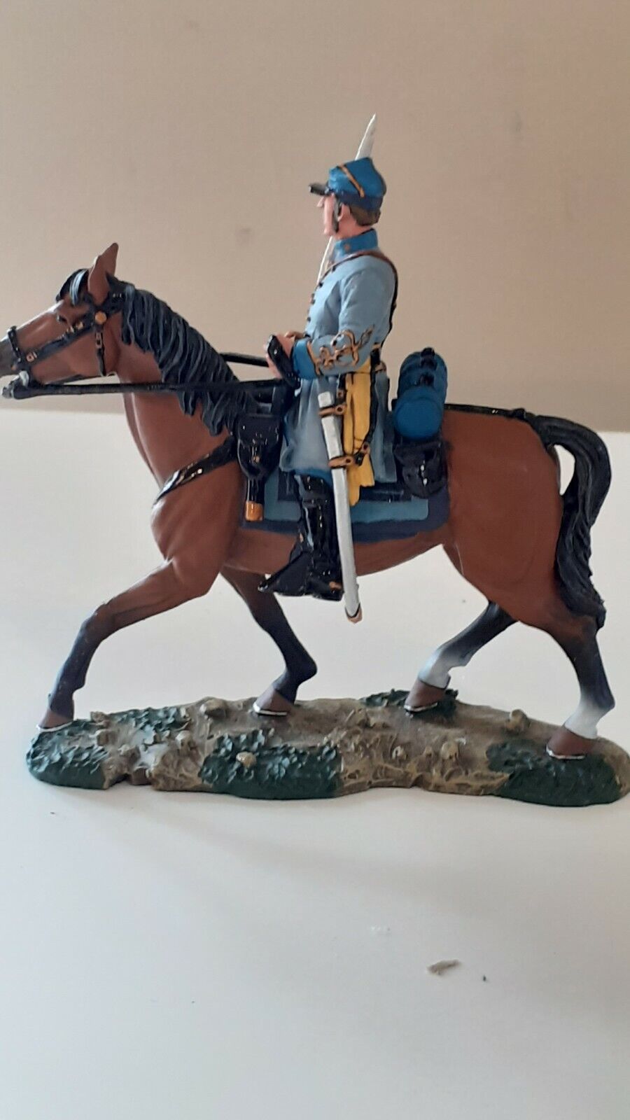 King and country acw confederate officer mounted cavalry boxed 1:30 wrdb cw13