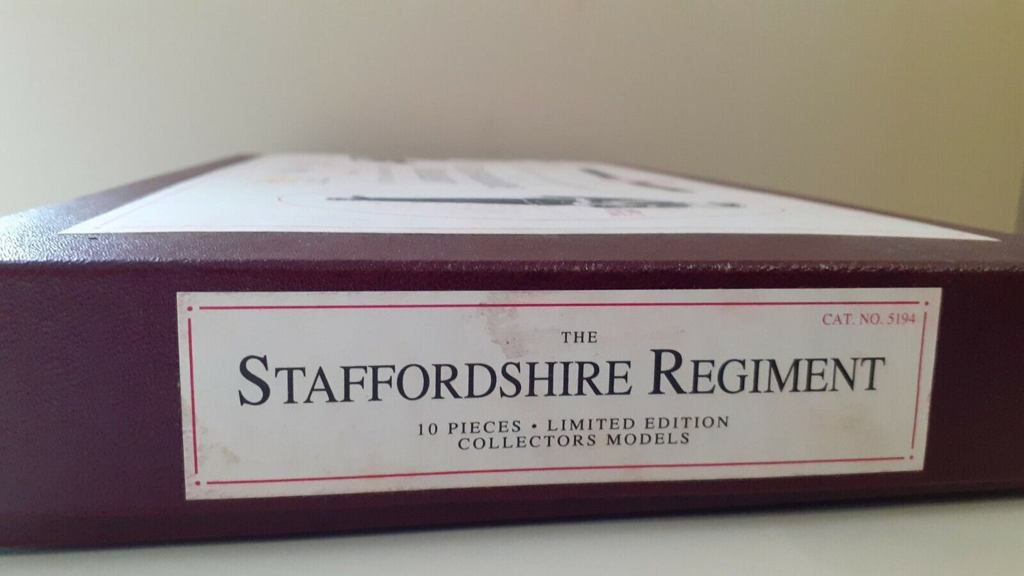 Britains limited edition Staffordshire regiment staffie terrier 1994 1:32 5194