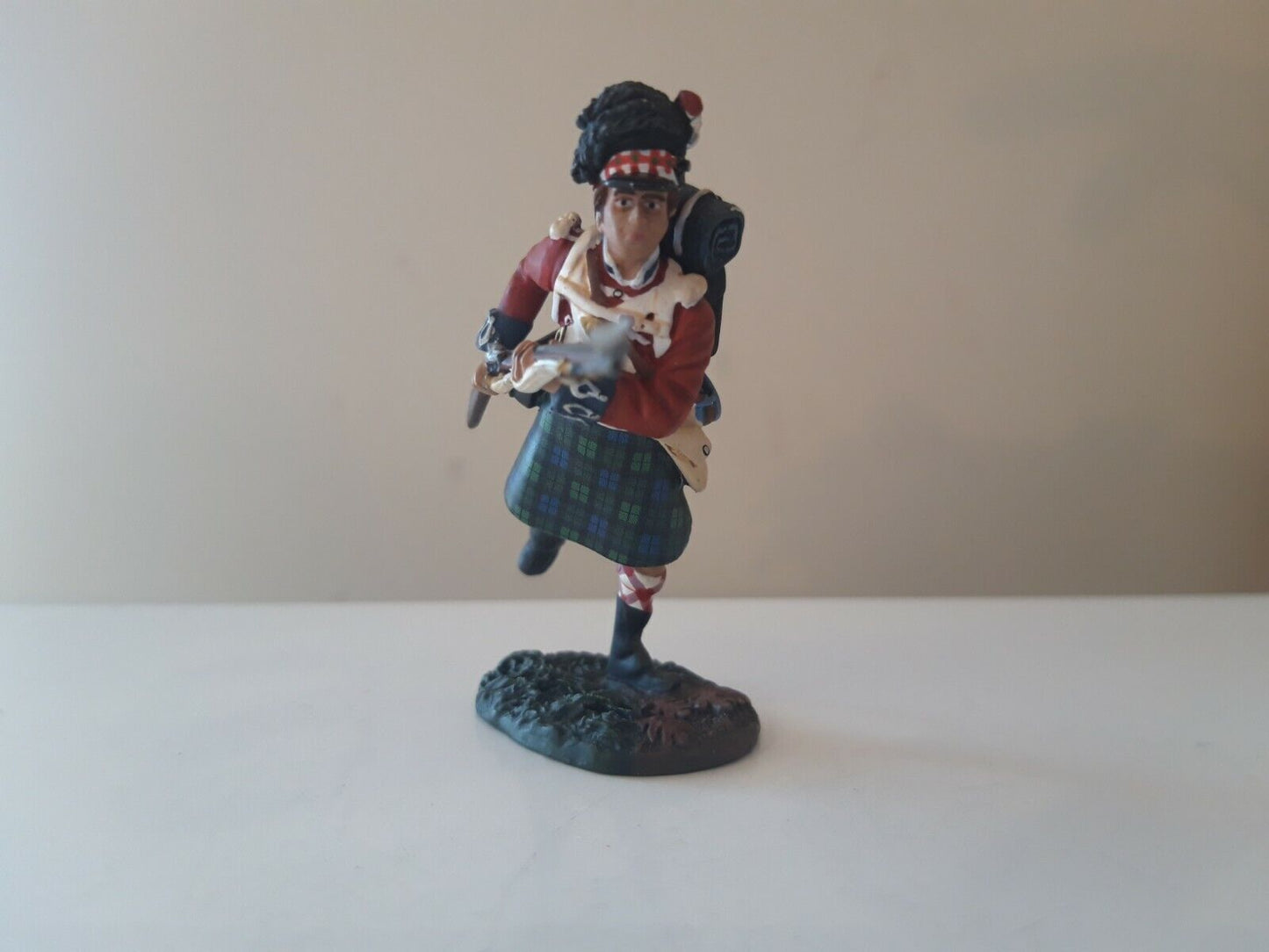 Britains napoleonic Waterloo black watch 42nd Highlander metal no box wrd