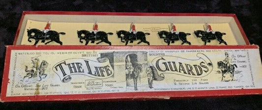 Britains set no.1 lifeguards life guards household cavalry 1940s 1:32 metal
