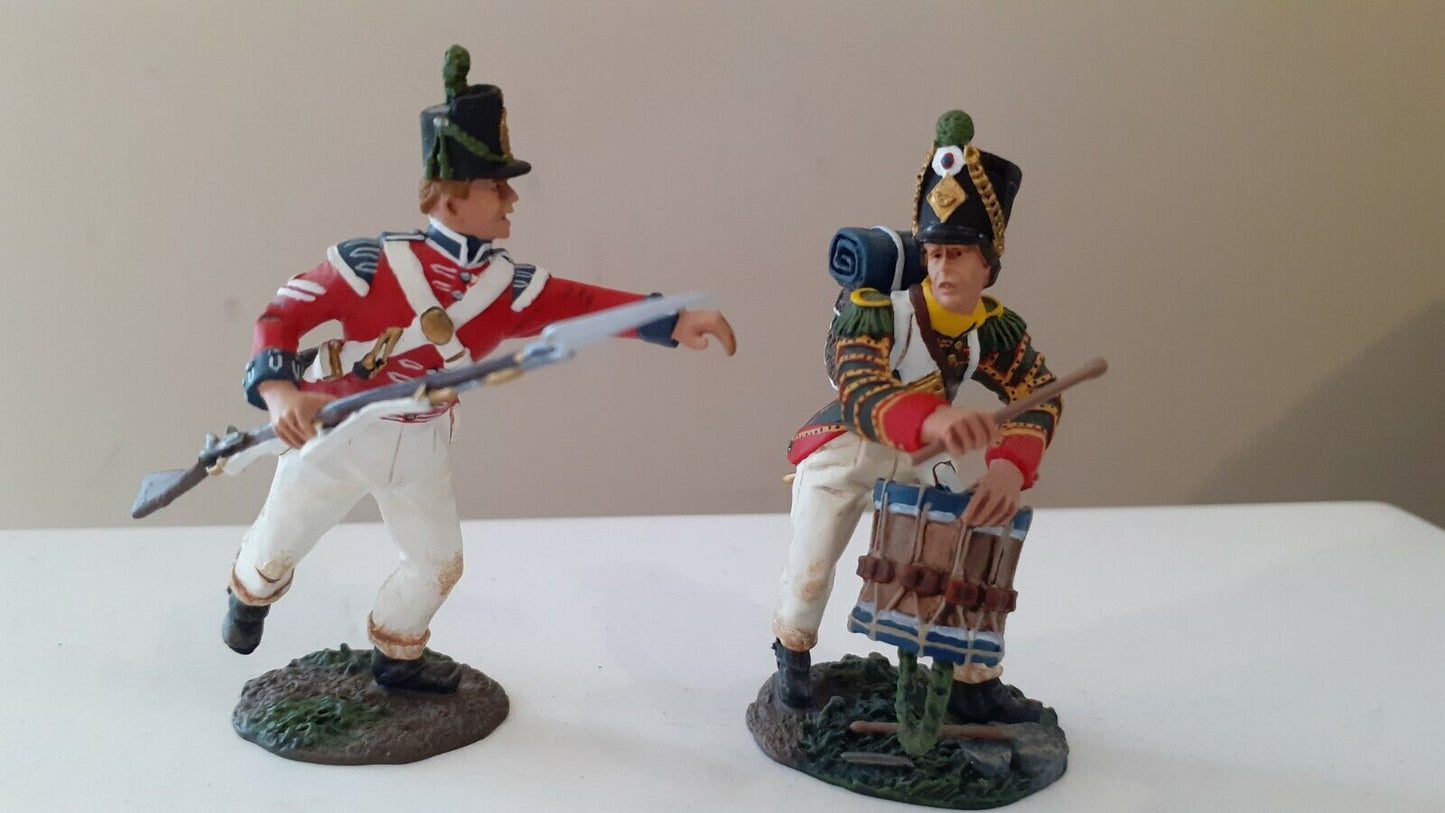 britains 17884 napoleonic hougoumont Waterloo coldstream guards drummer boxed