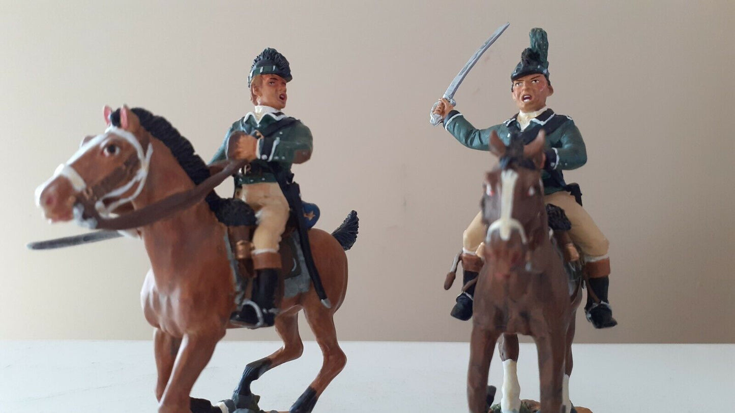 Britains 17579 awi American revolution green light dragoons cavalry