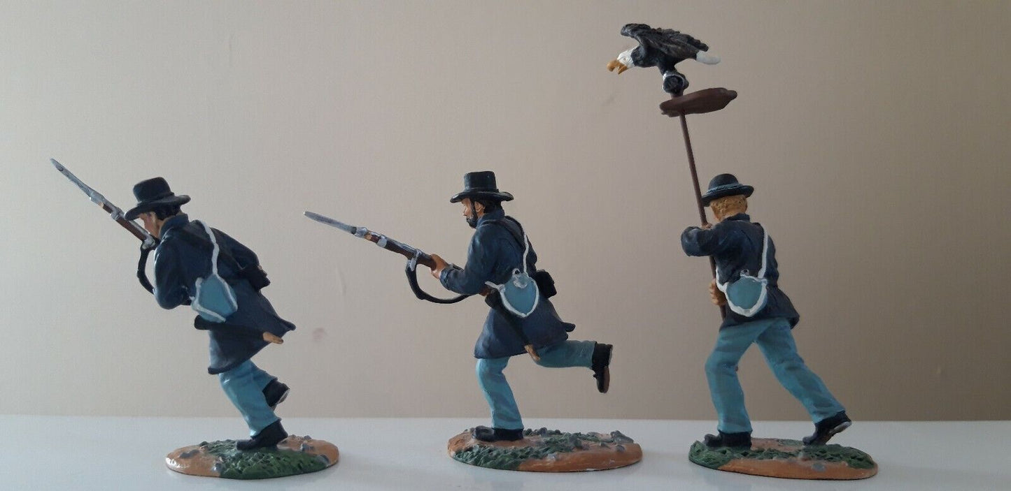 Britains 17377 acw union infantry 8th Wisconsin boxed