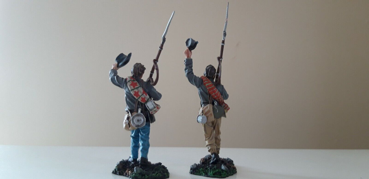 The collectors showcase acw cs00536 Confederate infantry 1:30 metal