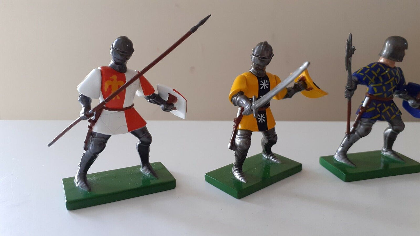 Britains knights agincourt tournament 4 knights no box