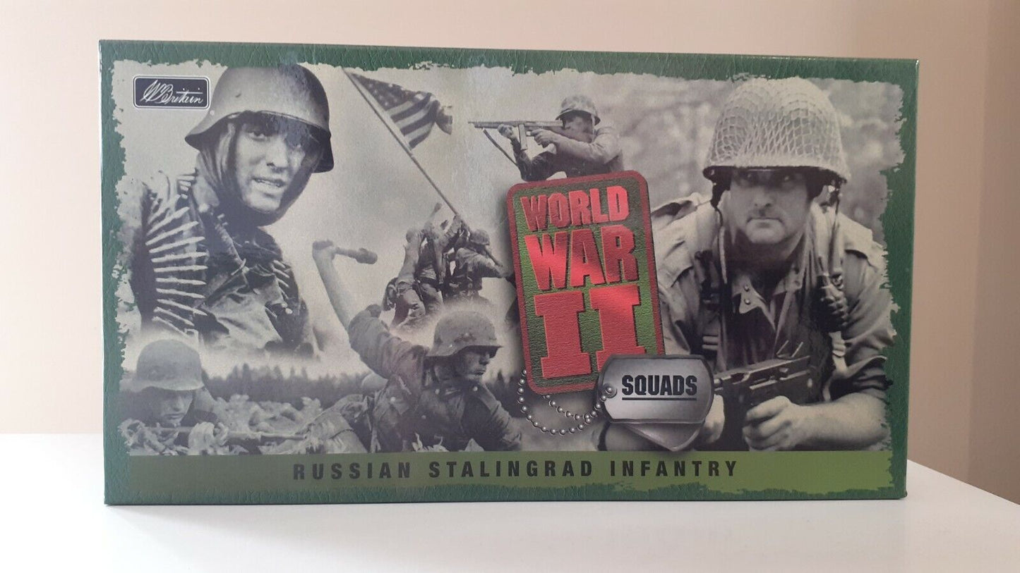 Britains 17389 ww2 d-day russian infantry stalingrad bulge winter boxed