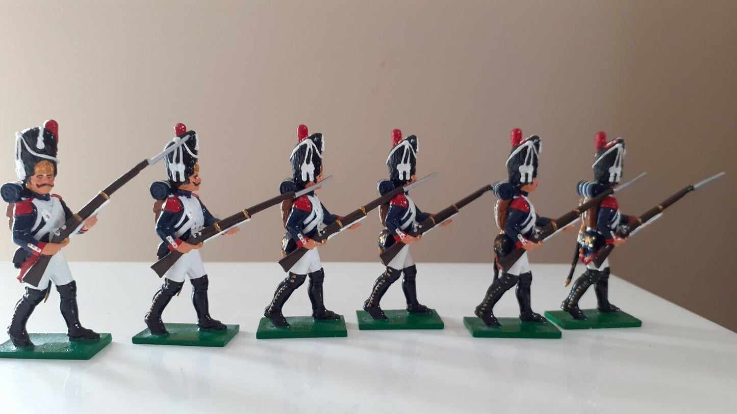 early trophy miniatures 1991 Napoleonic Waterloo french guards wa18v 1:32 metl