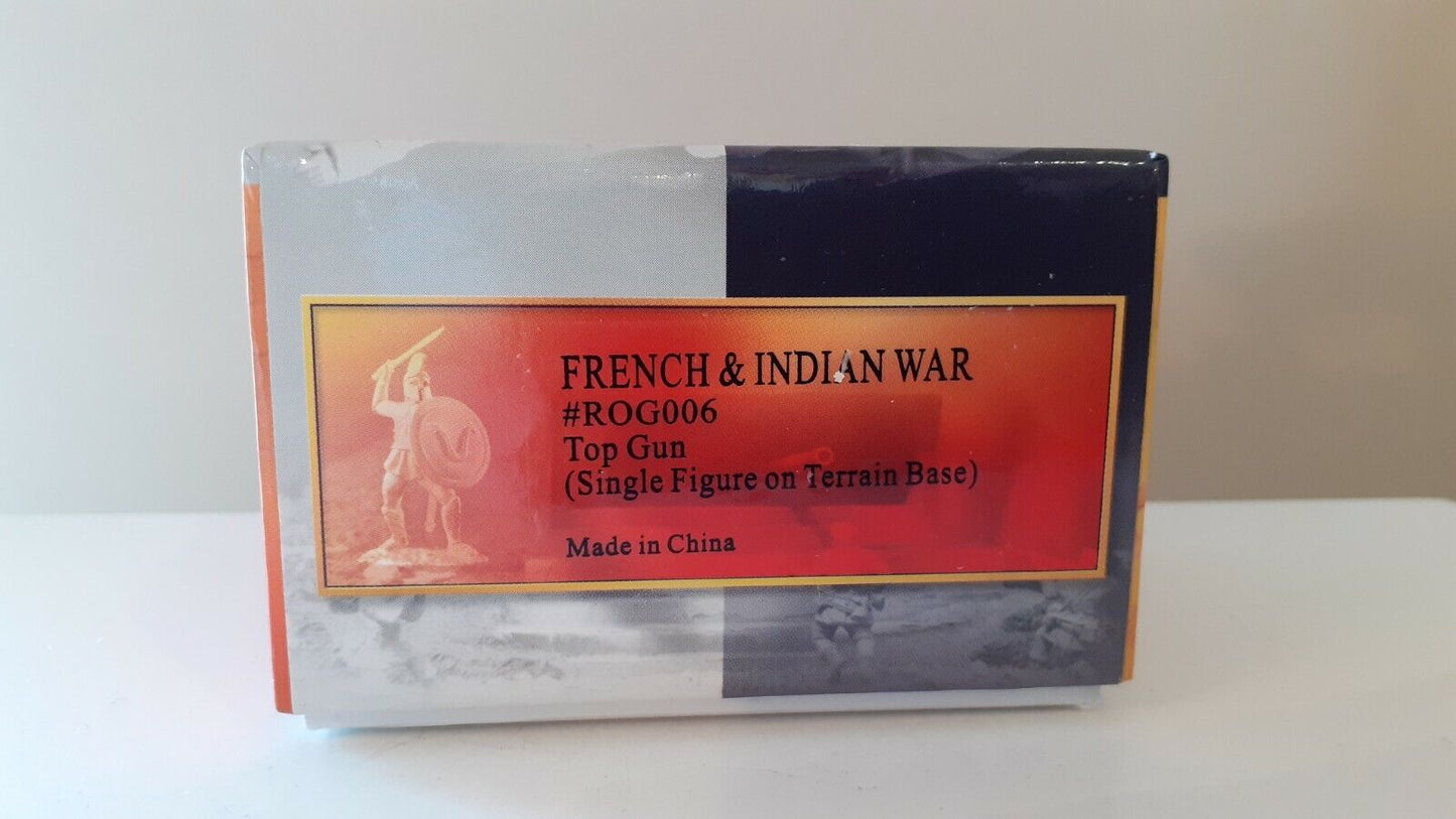 Conte french Indian wars rog006 Rogers rangers woodland indian metal boxed alamo