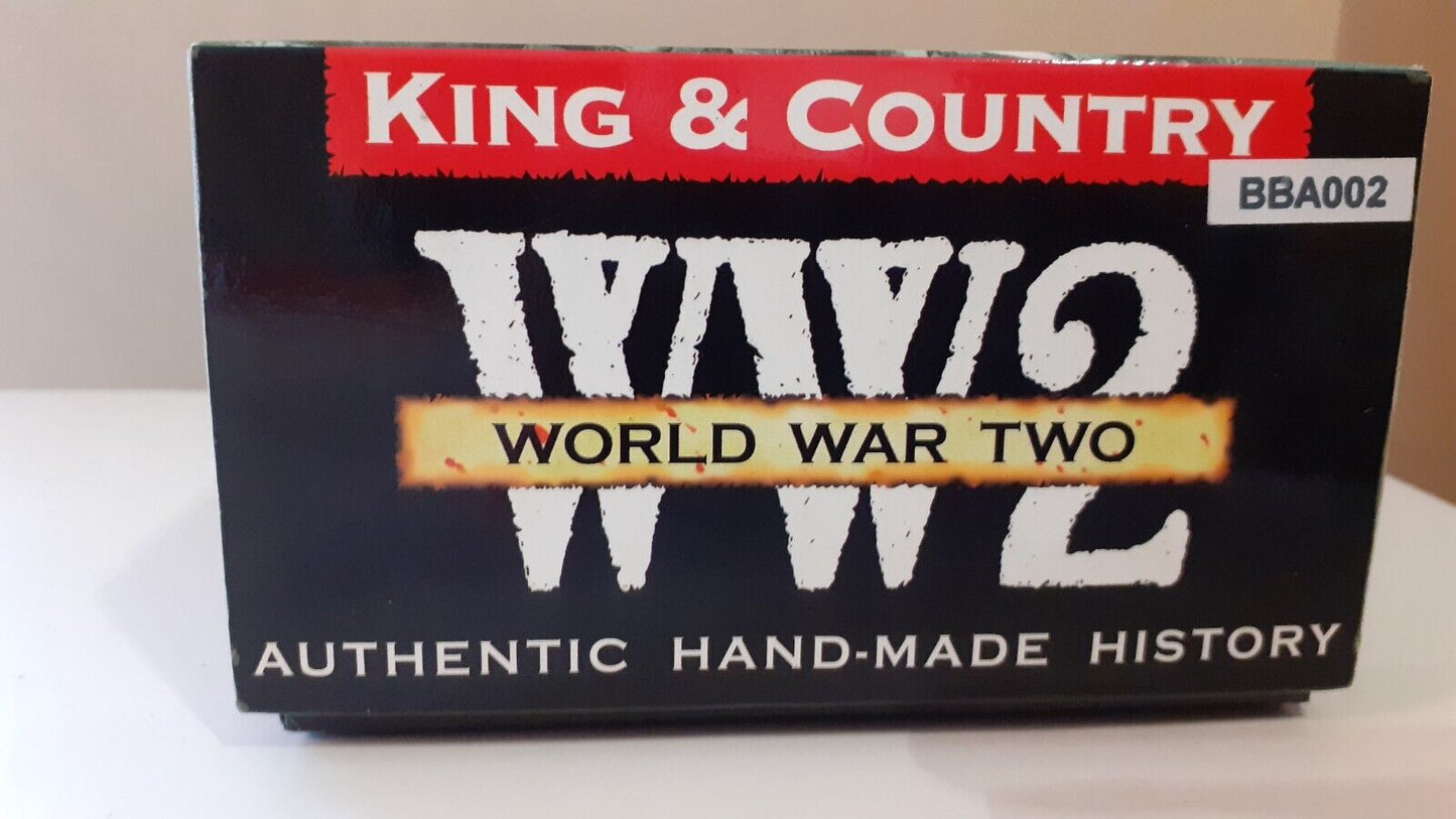 king and country  bba002 ww2 us infantry bastogne bulge 1:30 metal boxed 2004