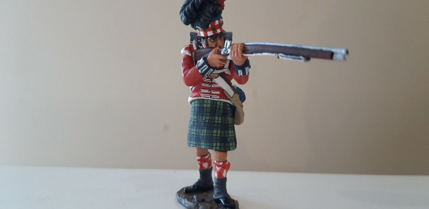 King and country Waterloo Napoleonic black watch 42nd Highlander box 1:30  na048