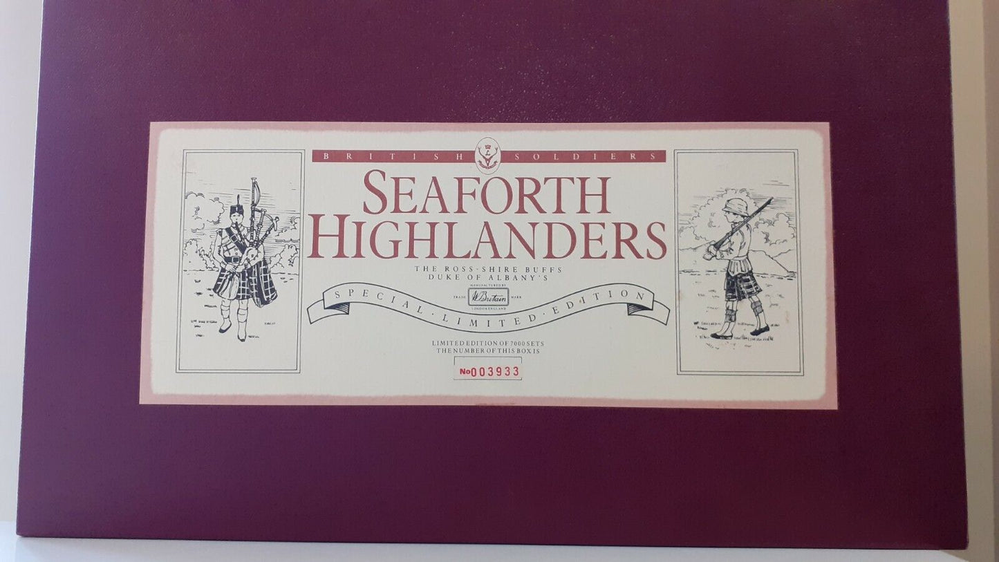 Britains 5188 limited edition seaforth Highlanders made in 1988.