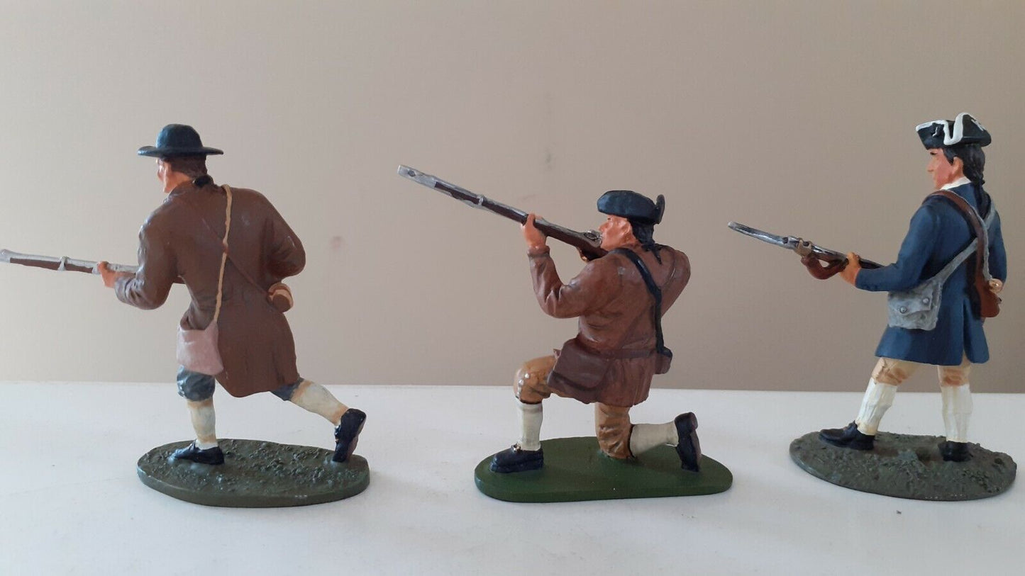 Britains 17447 Britains awi minutemen set 2 1:32 metal boxed