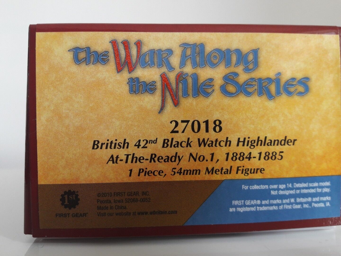 Britains war along nile 27018 42nd black watch highlander metal four feathers