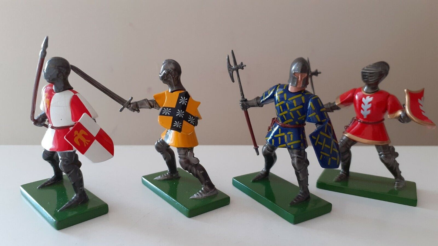 Britains knights agincourt tournament 4 knights no box