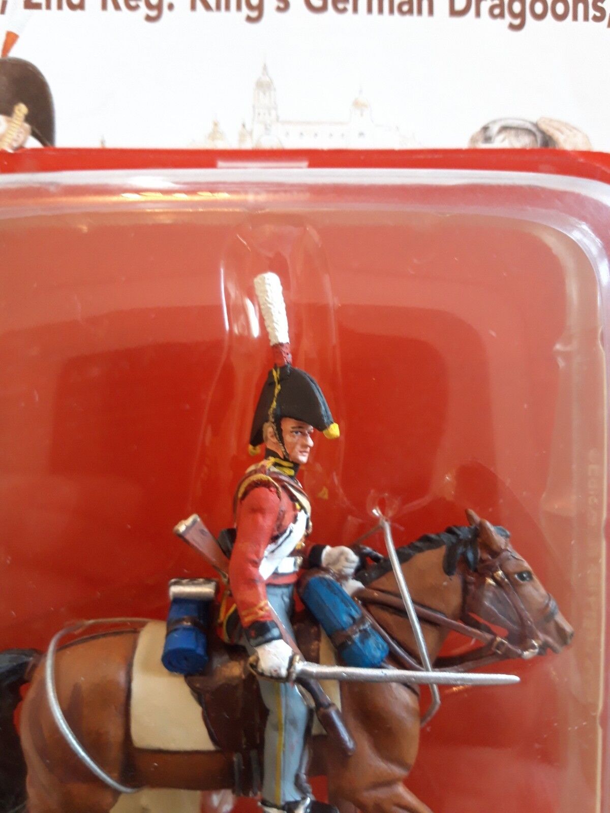 Del prado napoleonic war waterloo 1:32 cavalry british kings german dragoon 14 4