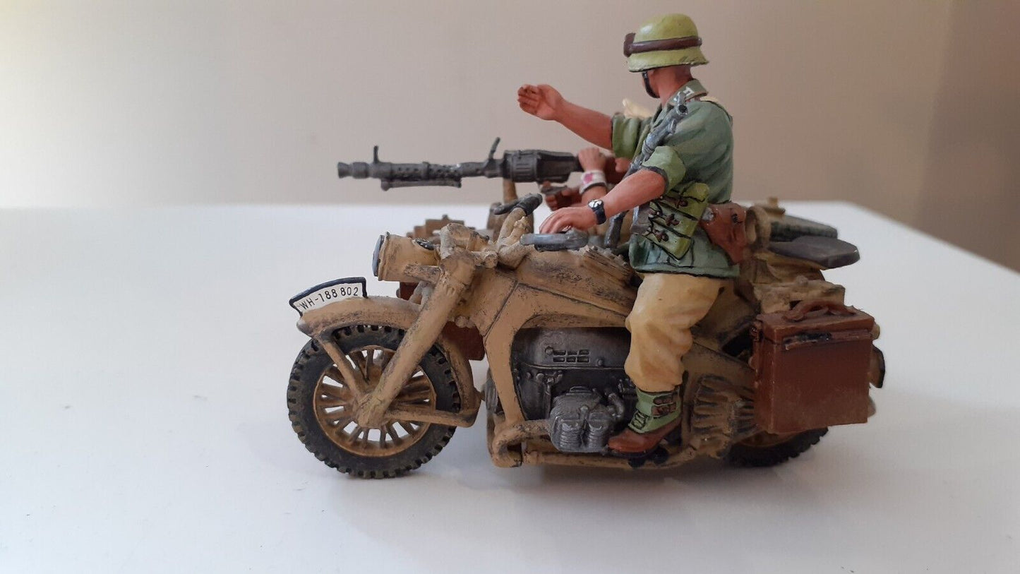 King and country ww2 German afrika korps bmw motorcycle box 1:32 ak035 ak35 2007