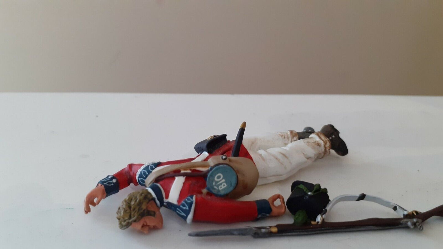 britains 17877 napoleonic hougoumont Waterloo coldstream guards casualty boxed