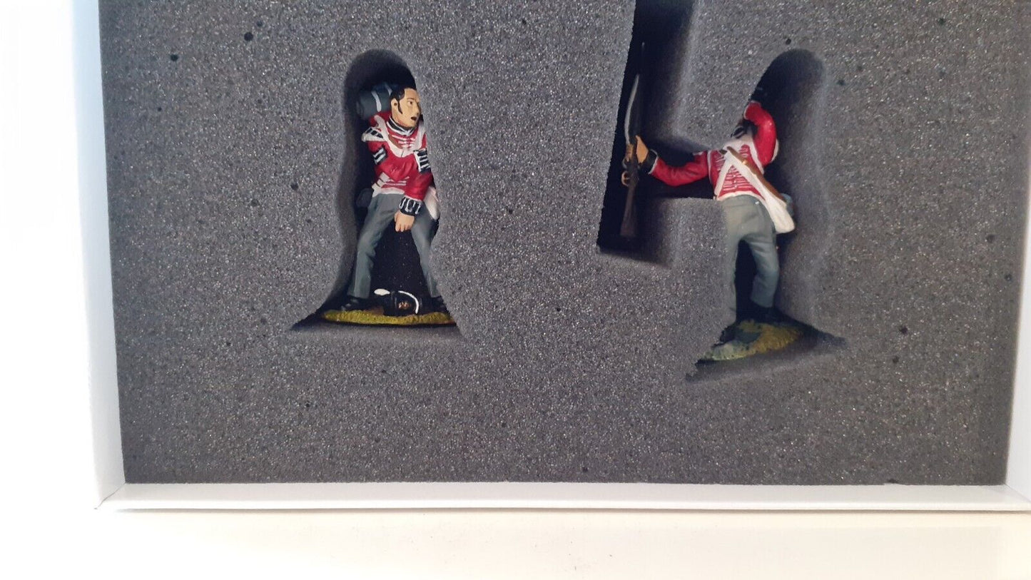 Britains 41159 coldstream guards wounded Napoleonic 1:32 metal  boxed  2005