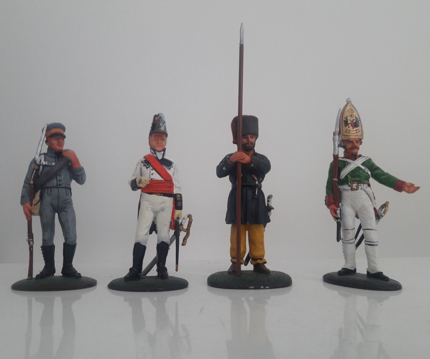 Del prado napoleonic wars waterloo 1:32 Russian prussian